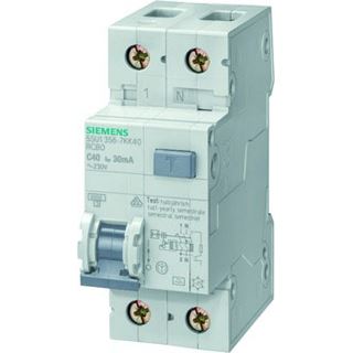 Siemens FI/LS-Schutzschalter 1p+N B16 0,03A 230V A 6kA 2TE 1p