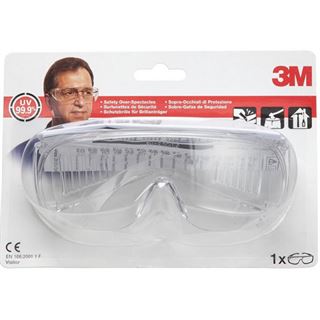 3M Schutzbrille VisitorC für Brillenträger, transparent