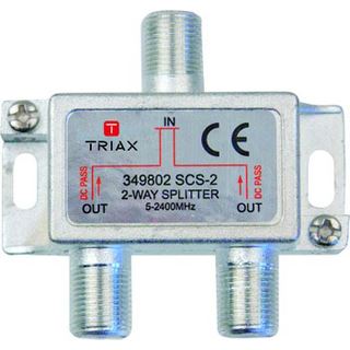 TRIAX Verteiler F-Conn 2f 5-2400MHz 6,2dB (SCS2)