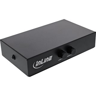 InLine 60647 2-fach USB 2.0 Peripheriegeräte Swicth