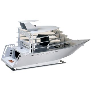 Lian Li PC-Y6 Mini-ITX ohne Netzteil silber