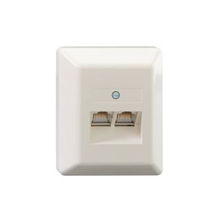 Rutenbeck Anschlussdose UAE8/8(8/8), AP LSA plus