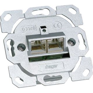 Iwillink Cat6 Ethernet Koppler, 10 Gbit/s, 90 Grad Keystone Jack Adapter, Schwarz, 10 Stu00fcck