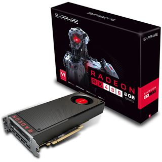 8GB Sapphire Radeon RX 480 Aktiv PCIe 3.0 x16 (Retail)