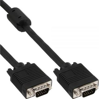 (€7,90*/1m) 1.00m InLine S-VGA Anschlusskabel VGA 15pol Stecker