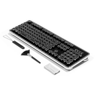 Nanoxia Ncore Retro Kailh White USB Deutsch schwarz/silber