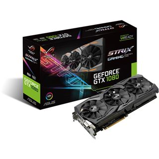 8GB Asus GeForce GTX 1080 Strix Gaming Aktiv PCIe 3.0 x16 (Retail)