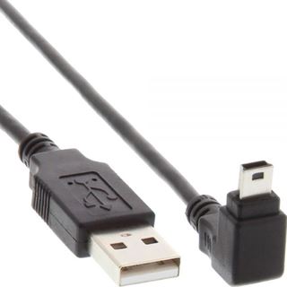 (€3,90*/1m) 1.00m InLine USB2.0 Anschlusskabel gewinkelt unten