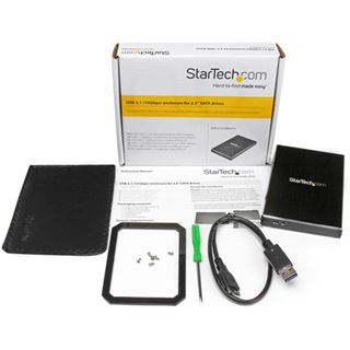 Startech S251BMU313 2.5" (6,35cm) USB 3.1 schwarz