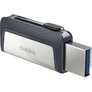 64 GB SanDisk Ultra Dual Drive silber USB 3.0