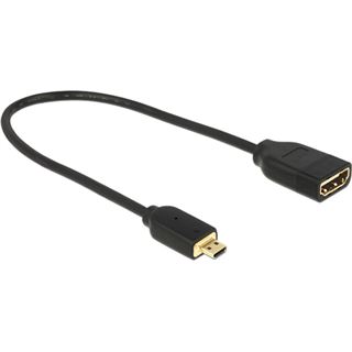 (€54,50*/1m) 0.20m Delock HDMI High-Speed mit Ethernet