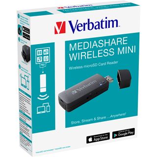 Verbatim Mediashare Mini Wireless microSD Card Reader