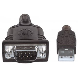 (&euro;7,17*/1m) 1.80m Manhattan Adapter Anschlusskabel Seriell USB A
