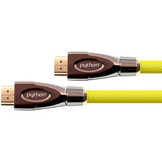 (€21,80*/1m) 0.50m PYTHON HDMI Anschlusskabel High-Speed mit