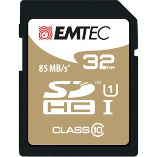32 GB EMTEC Gold+ SDHC Class 10 U1 Retail