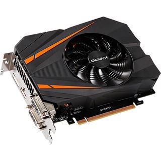 8GB Gigabyte GeForce GTX 1070 Mini ITX OC Aktiv PCIe 3.0 x16 (Retail)