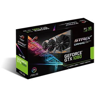 8GB Asus GeForce GTX 1080 Strix Advanced Aktiv PCIe 3.0 x16 (Retail)