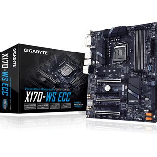 Gigabyte GA-X170-WS ECC Intel C236 So.1151 Dual Channel DDR4 ATX