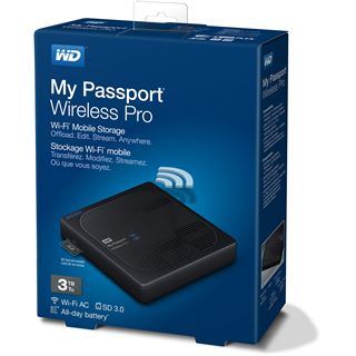 3TB WD My Passport Wireless Pro WDBSMT0030BBK-EESN 2.5" (6.4cm)