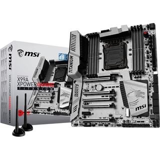 MSI X99A XPower Gaming Titanium Intel X99 So.2011-3 Quad Channel DDR4