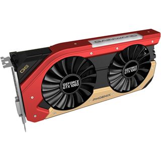 6GB Gainward GeForce GTX 1060 Phoenix Golden Sample Aktiv PCIe 3.0