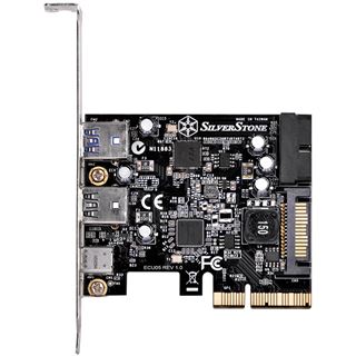 Silverstone SST-ECU05, 1x USB3.1 Typ-C + 2x USB3.0 + 2x intern USB3.0