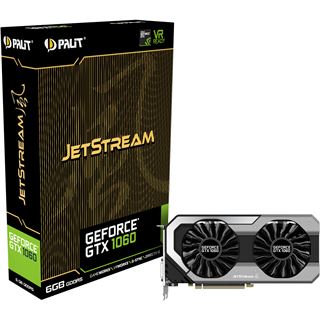 6GB Palit GeForce GTX 1060 JetStream Aktiv PCIe 3.0 x16 (Retail)