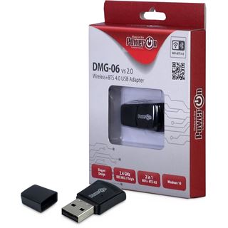 Inter-Tech NT "PowerOn" WiFi- & Bluetooth-Adapter DMG-06