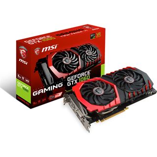 6GB MSI GeForce GTX 1060 Gaming 6G Aktiv PCIe 3.0 x16 (Retail)