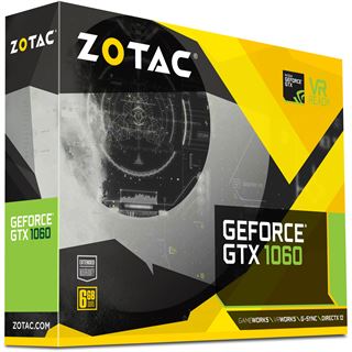 6GB ZOTAC GeForce GTX 1060 Mini Aktiv PCIe 3.0 x16 (Retail)