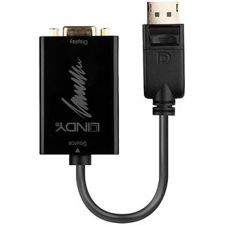 Lindy Displayport Adapter aktiv Displayport Stecker auf VGA 15pol