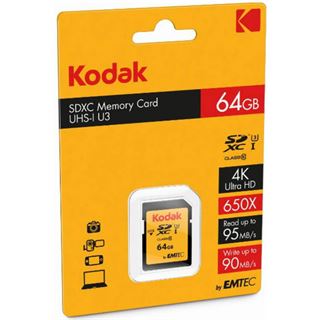 64 GB Kodak UHS-I U3 SD Class 10 Retail