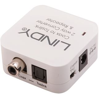 Lindy Audiokonverter Coaxial/Optisch Konver SPDIF