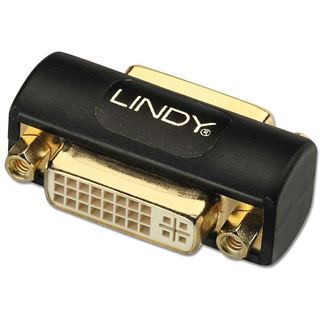 Lindy DVI-I Kupplung Dual Link DVI 24+5 Buchse auf DVI 24+5 Buchse