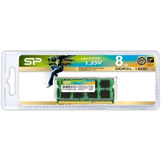 8GB Silicon Power SP008GLSTU160N02 DDR3L-1600 SO-DIMM CL11 Single