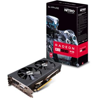 8GB Sapphire Radeon RX 480 Nitro+ OC Aktiv PCIe 3.0 x16 (Lite Retail)