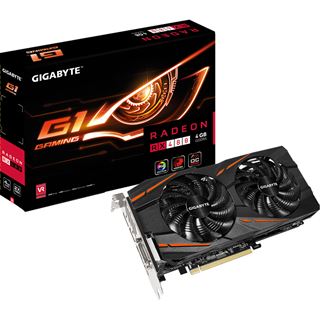 4GB Gigabyte Radeon RX 480 Gaming G1 Aktiv PCIe 3.0 x16 (Retail)