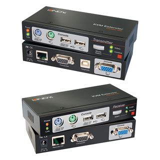 Lindy Ca5 KVM Extend Combo mit KVM Switches USB-PS/2 VGA bis 300m