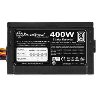 400 Watt Silverstone Strider Essential Series Non-Modular 80+