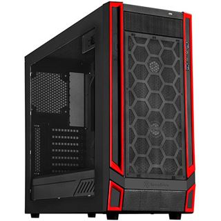 Silverstone Redline Series RL05 mit Sichtfenster Midi Tower ohne