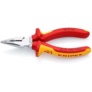 Knipex Spitzkombizange VDE 145 mm, 08 26 145