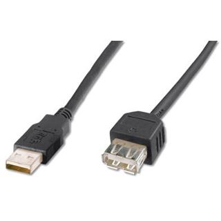 (€2,17*/1m) 1.80m Digitus USB2.0 Verlängerungskabel USB A