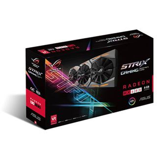 8GB Asus Radeon RX 480 Strix OC Aktiv PCIe 3.0 x16 (Retail)