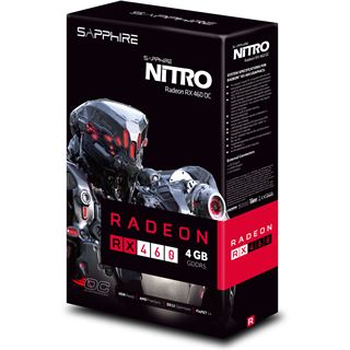 4GB Sapphire Radeon RX 460 Nitro Aktiv PCIe 3.0 x16 (x8) (Retail)