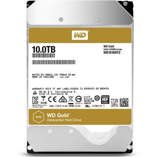 10TB WD Gold WD101KRYZ 256MB 3.5" (8.9cm) SATA 6Gb/s