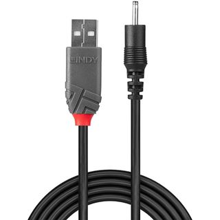 Lindy Adapterkabel USB A St - DC 2,50/0,7mm St 1,5m
