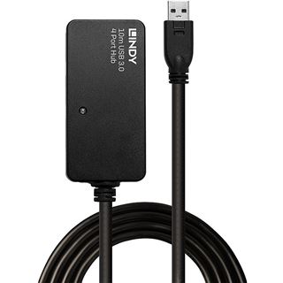 Lindy USB 3.0 Aktivverl&auml;ngerungs-Hub Pro 10m 4 Port 8m Segment