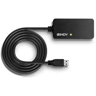 Lindy USB 3.0 Aktivverl&auml;ngerungs-Hub Pro 10m 4 Port 8m Segment