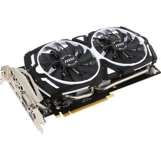 3GB MSI GeForce GTX 1060 Armor OCV1 Aktiv PCIe 3.0 x16 (Retail)