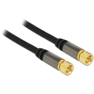(€2,38*/1m) 5.00m Delock Antennenkabel F Stecker auf F Stecker